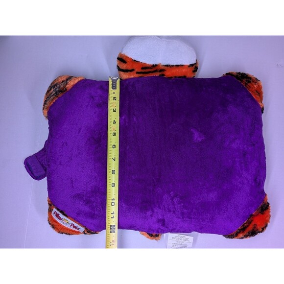Clemson SC Tigers My  Pillowpet Purple Orange Plush Tiger Team Fan NCAA Football - Picture 6 of 11